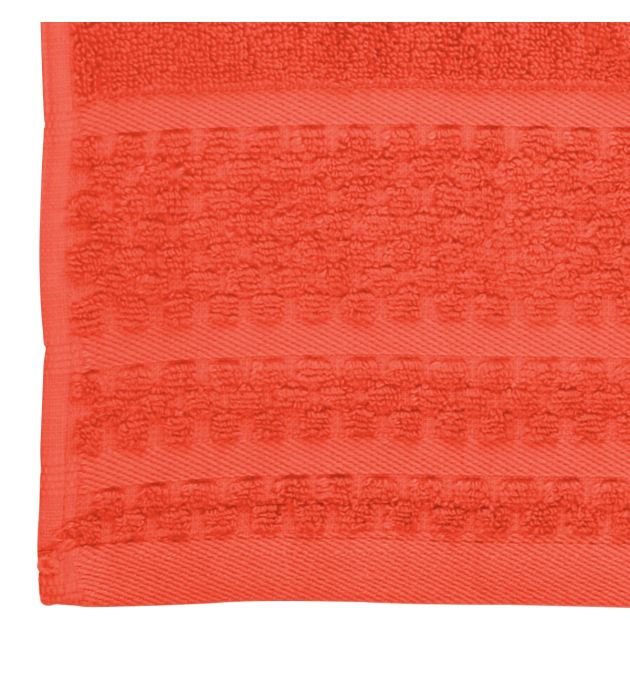 Кърпа за лице Бамбук и Памук в цвят КОРАЛ, 50/90 см.