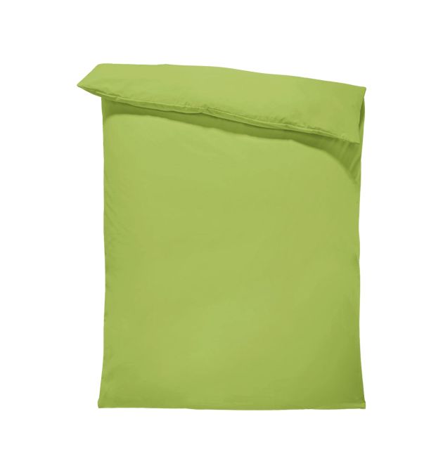 Едноцветен спален плик в зелено, 100% Памук Ранфорс, 150/215 см.