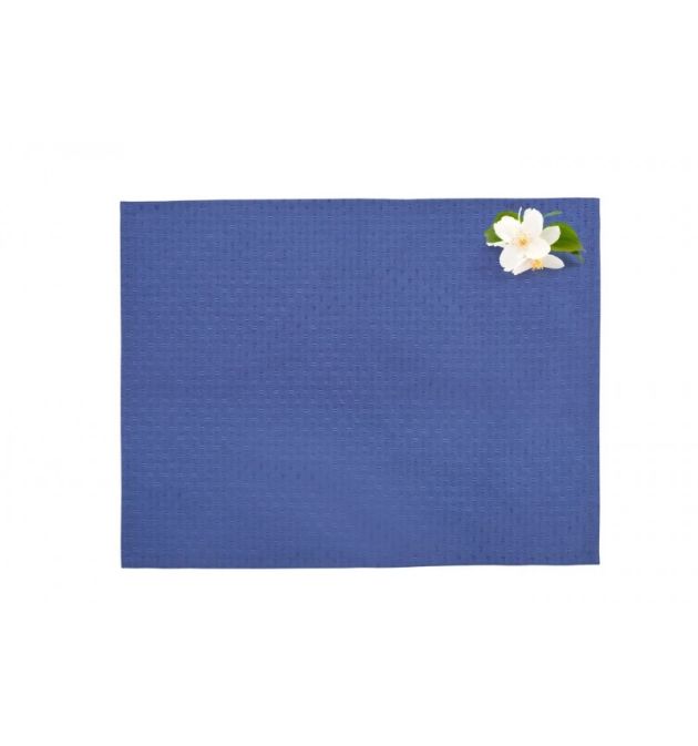 Синя подложка за хранене - ФЛОРА МАРИН, размер 35х45 см