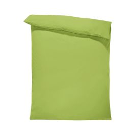 Едноцветен спален плик в зелено, материя ранфорс, размер 200/215 см