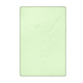Зелен долен чаршаф от памучен сатен, 240/260 см. 