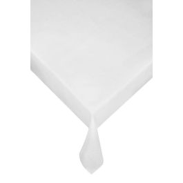 Бяла покривка за маса - Прима, размер 100х150 см