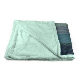 Меко одеяло за спалня - Нептун Синьо, Модел Шерпа, 200/220 см. 