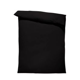 Едноцветен спален плик - Черно, материя ранфорс, размер 150/215 см.