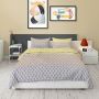 Модерно спално бельо в три преливащи цвята - КИМ, Размер за спалня с двоен плик, Качествена материя и красив дизайн