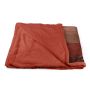 Меко одеяло за спалня - Нептун Оранжево, Модел Шерпа, 140/200 см. 