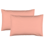Едноцветни Калъфки за възглавница 2 Броя в цвят Праскова 50/70 см., 100% Памук Ранфорс