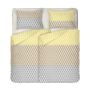 Модерно спално бельо в три преливащи цвята - КИМ, Размер за спалня с два плика, Качествена материя и красив дизайн