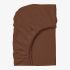 Чаршаф с ластик КАФЯВО, 180/200/25 см, памучен ранфорс