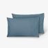 Комплект калъфки за възглавница НЮАНСИ СИН 50/70, 100% памук ранфорс