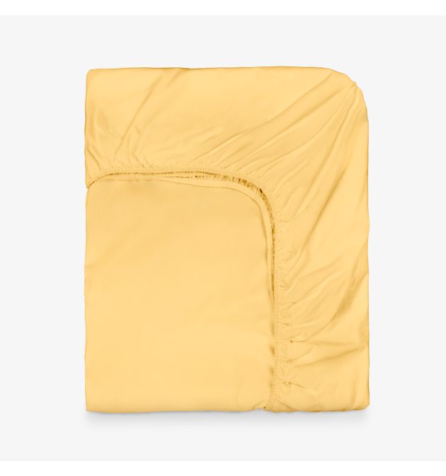 Чаршаф с ластик НЮАНСИ ЖЪЛТО, 100% памук ранфорс, 200/200/30 см main product photo