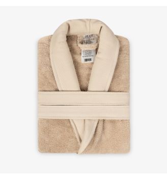Халат Египетски памук АЛЕКСАНДРИЯ БЕЖ, S/M