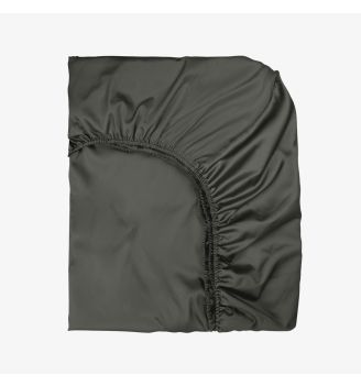 Чаршаф с ластик  СМОУКИ, 100% Памучен сатен, 160/200/25 см