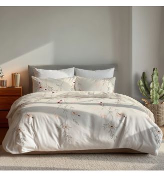 Двоен плик с калъфки АДЕЛ, 100% Памук Ранфорс, 3 части