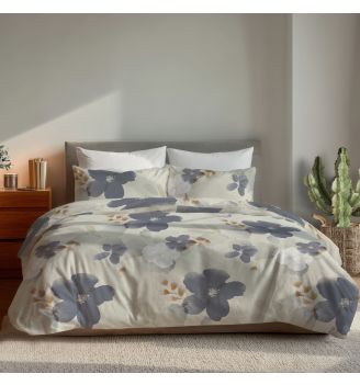 Двоен плик с калъфки ЕЙМИ, 100% Памук Ранфорс, 3 части