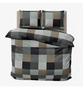 Спално бельо ДИОН, 100% Памук Ранфорс, 4 части