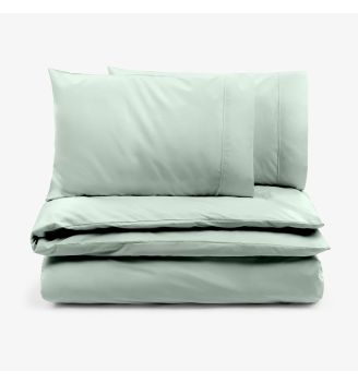 Спално бельо без долен чаршаф МЕНТА ПЕРКАЛ, 3 части