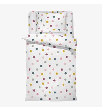 Бебешко спално бельо ДЖОЙ, 100% Памук Ранфорс, 3 части