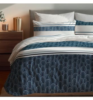 Единичен плик с калъфка КЕЙТА, 100% Памук Ранфорс, 2 части