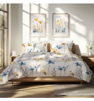 Спално бельо МАРИТ, 100% Памук Ранфорс, 4 части