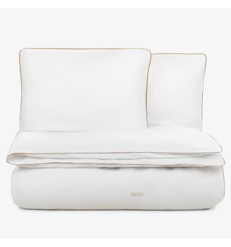 Хотелско спално бельо ПРЕМИУМ КЛАСИК БЕЖОВО, 3 части