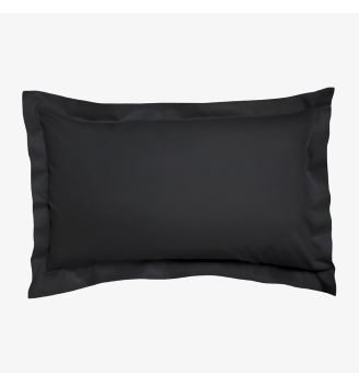 Едноцветна Калъфка за възглавница ЧЕРНО, 50/70, 100% Памучен Сатен 