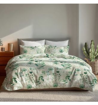 Двоен плик с калъфки СОФИ, 100% Памук Ранфорс, 3 части