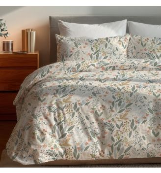 Единичен плик с калъфка ТАШ, 100% Памук Ранфорс, 2 части