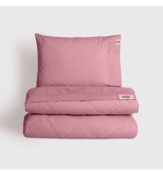 DILIOS Единичен спално бельо в розово, 100% Памук, Ранфорс