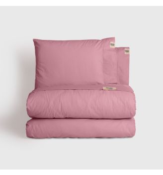 DILIOS Двойно спално бельо в розово, 100% Памук, Ранфорс