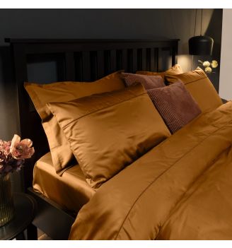Луксозно спално бельо памучен сатен с паспел АНТИК, 3 части