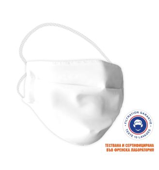 Предпазна текстилна маска за многократна употреба в бяло Harmony